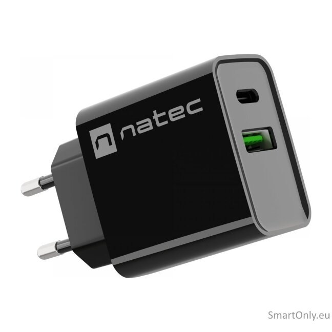 Natec Ribera USB Charger, 1xUSB-A, 1x USBD-C, 200 W | NUC-2062 7