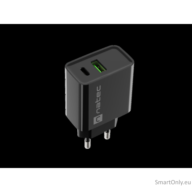 Natec Ribera USB Charger, 1xUSB-A, 1x USBD-C, 200 W | NUC-2062 Natec Ribera USB Charger, 1xUSB-A, 1x USBD-C, 200 W | NUC-2062