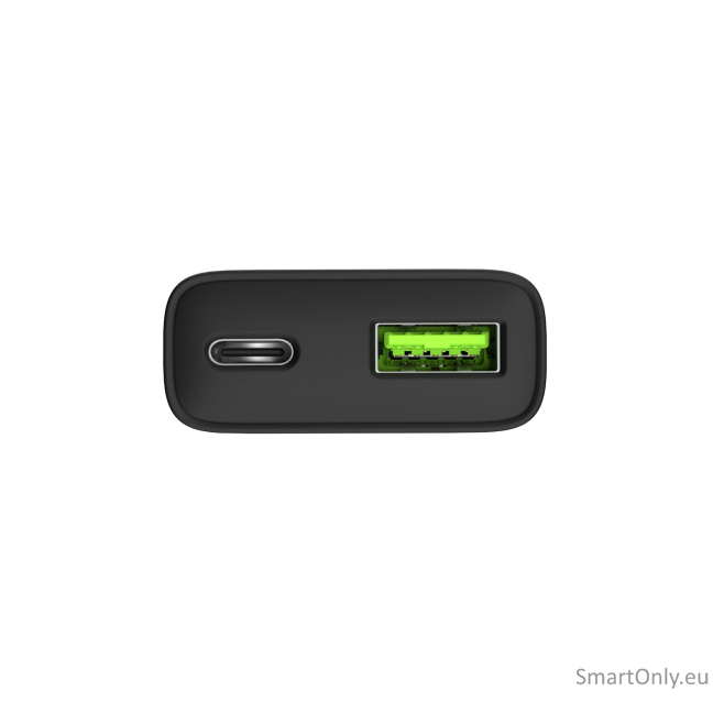 Natec Ribera USB Charger Gan Slim USB 1X USB-A + 1X USB-C 20W | NUC-2377 1