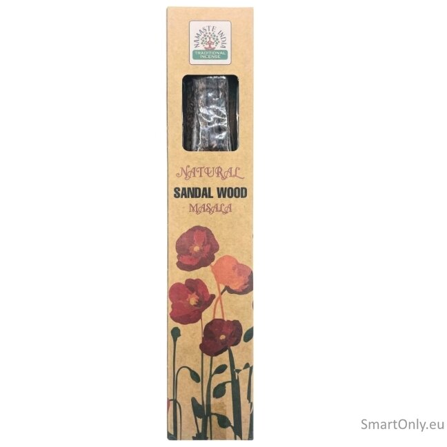 Natūralūs Masala smilkalai - Sandalmedis Namaste India Natūralūs Masala smilkalai - Sandalmedis Namaste India