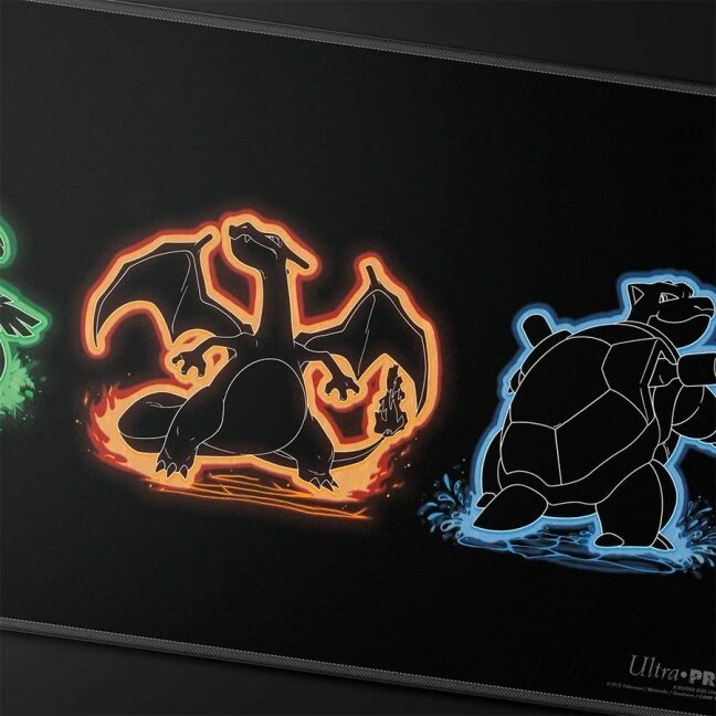 Neon Kanto Foil Pokémon TCG žaidimo kilimėlis Ultra Pro 2