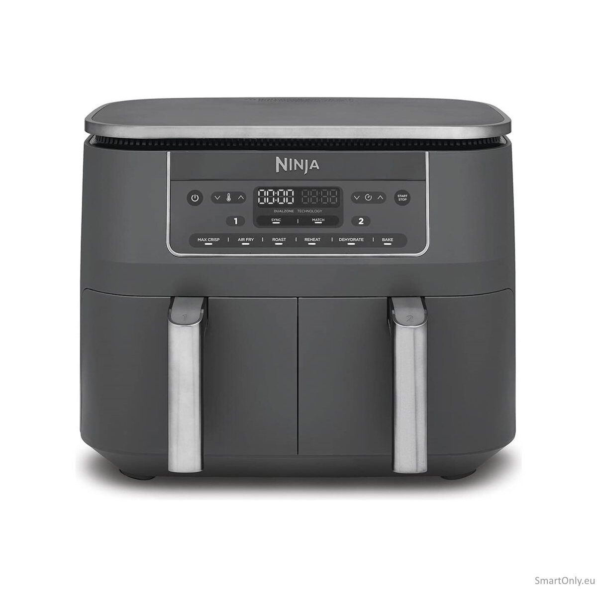NINJA Double hot air fryer | DZ300EU | Power 2400 W | Capacity 7.6 L | Grey NINJA Double hot air fryer | DZ300EU | Power 2400 W | Capacity 7.6 L | Grey