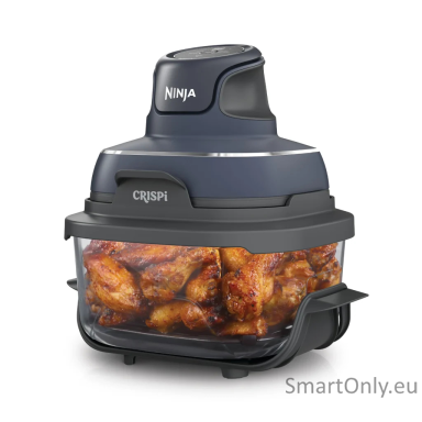 NINJA | 4-in-1 Portable Glass Air Fryer | FN101EUGY Crispi | Power 1700 W | Capacity 3.8 L | Blue/Black NINJA | 4-in-1 Portable Glass Air Fryer | FN101EUGY Crispi | Power 1700 W | Capacity 3.8 L | Blue/Black
