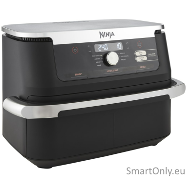 NINJA Double Air Fryer AF500EU Foodi FlexDrawer 2470W Capacity 10.4L EU Plug Black