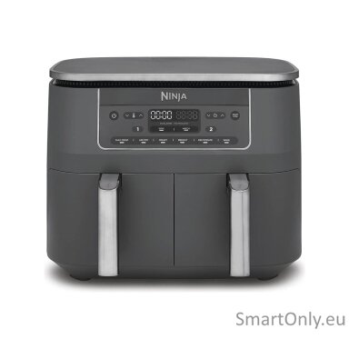 NINJA Double hot air fryer | DZ300EU | Power 2400 W | Capacity 7.6 L | Grey