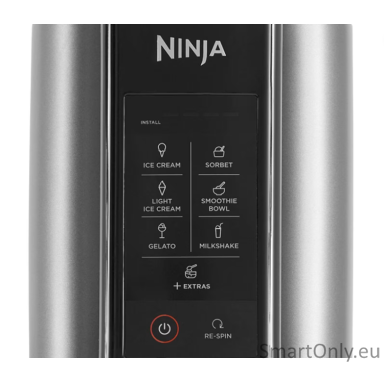 NINJA Ice Cream Maker | NC302EU CREAMi 7-in-1 | Power 800 W | Capacity 0.493 L | Black/Silver