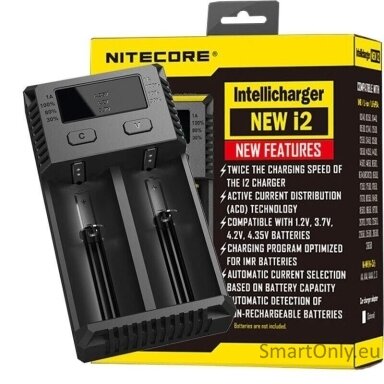 nitecore-new-i2-intellicharger-bateriju-ikroviklis nitecore-new-i2-intellicharger-bateriju-ikroviklis