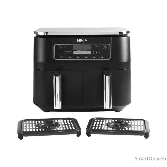 NINJA | Air Fryer | AF300 | Power 1 frying compartment: 1200 W; 2 frying compartments: 2400 W W | Capacity 7.6 L | Black 1 NINJA | Air Fryer | AF300 | Power 1 frying compartment: 1200 W; 2 frying compartments: 2400 W W | Capacity 7.6 L | Black 1