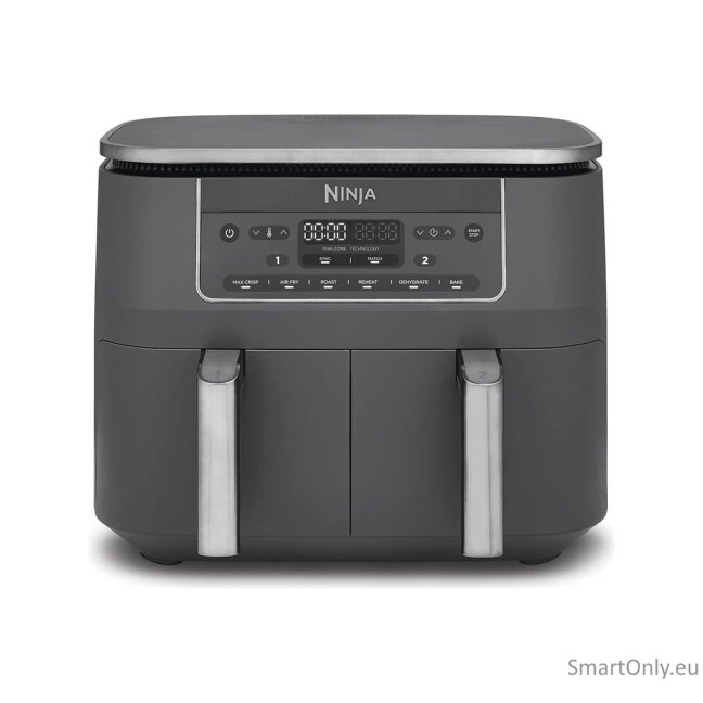 NINJA Double hot air fryer | DZ300EU | Power 2400 W | Capacity 7.6 L | Grey