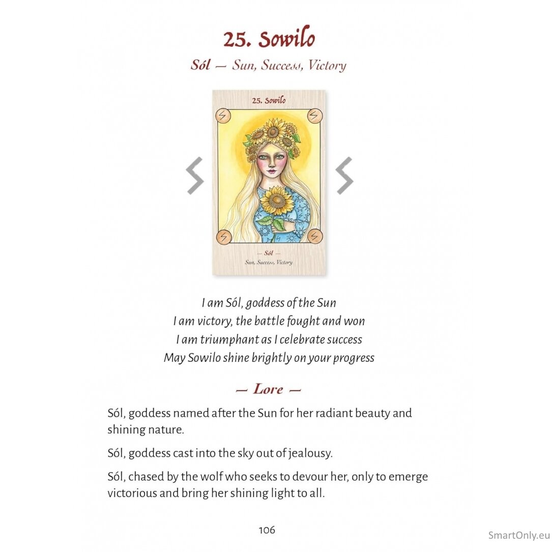 Norse Goddess Rune Oracle cards 6