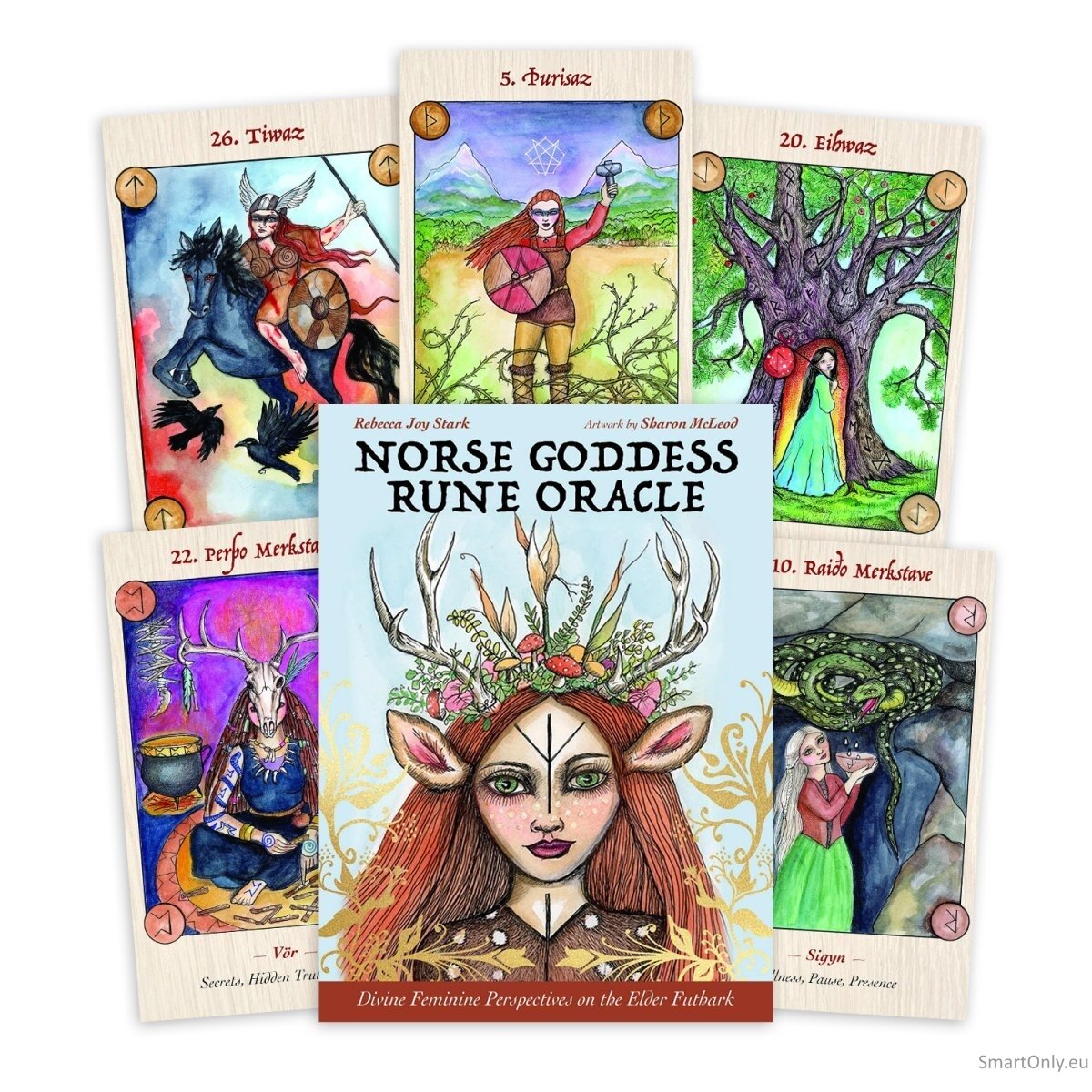 Norse Goddess Rune Oracle cards