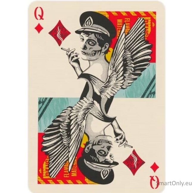 Obey žaidimo kortos raudonos Theory11 2