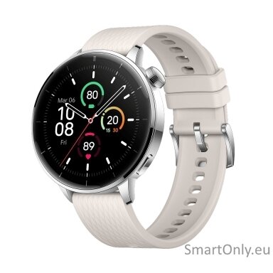OnePlus Watch 3 (43mm) | Smart watch | GPS (satellite) | AMOLED | 1.32" | Silver Steel OnePlus Watch 3 (43mm) | Smart watch | GPS (satellite) | AMOLED | 1.32" | Silver Steel