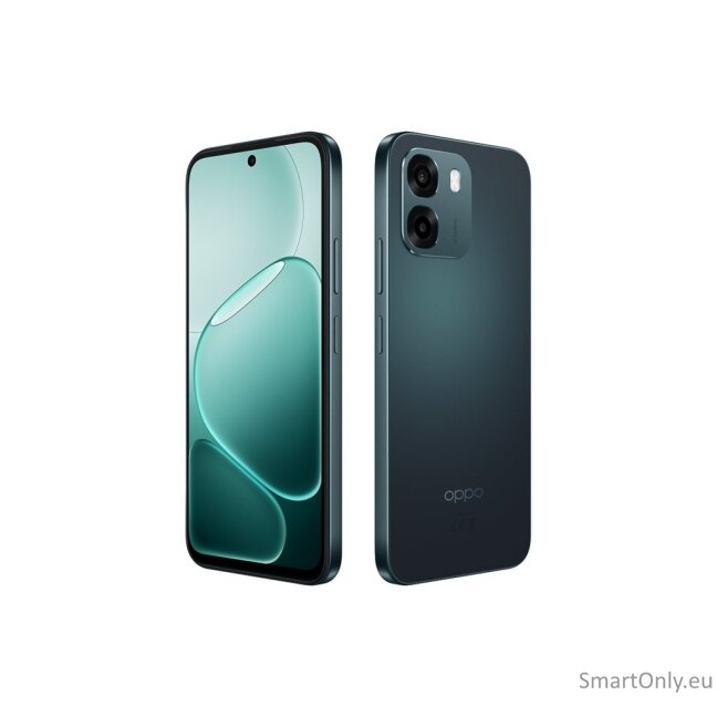 OPPO A6 4G (CPH2817) | Sapphire Black | 6.75 " | IPS LCD | 1570 x 720 pixels | Qualcomm | Snapdragon 685 | Internal RAM 6 GB | 256 GB | Dual SIM | 4G | Main camera resolution 50 MP | Secondary camera resolution 8 MP | Android | 15 | 7000 mAh 1 OPPO A6 4G (CPH2817) | Sapphire Black | 6.75 " | IPS LCD | 1570 x 720 pixels | Qualcomm | Snapdragon 685 | Internal RAM 6 GB | 256 GB | Dual SIM | 4G | Main camera resolution 50 MP | Secondary camera resolution 8 MP | Android | 15 | 7000 mAh 1
