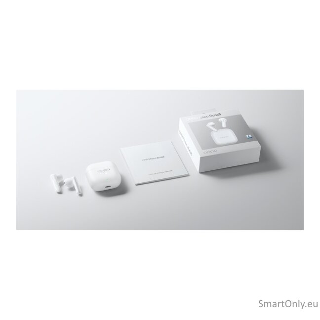 OPPO True wireless earphones | Enco Buds3 | Bluetooth | In-ear | Microphone | Snow White | Wireless OPPO True wireless earphones | Enco Buds3 | Bluetooth | In-ear | Microphone | Snow White | Wireless
