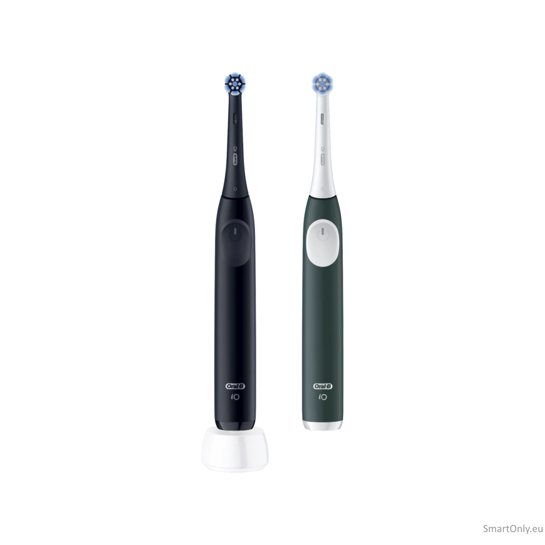 Oral-B Electric Toothbrush, Duo pack | iO2 Series | Rechargeable | For adults | Number of brush heads included 2 | Number of teeth brushing modes 3 | Night Black and Green Forest 1 Oral-B Electric Toothbrush, Duo pack | iO2 Series | Rechargeable | For adults | Number of brush heads included 2 | Number of teeth brushing modes 3 | Night Black and Green Forest 1