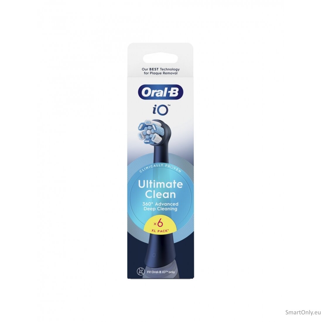 Oral-B Replaceable toothbrush heads | iO UltimateClean | Heads | For adults | Number of brush heads included 6 | Black 2