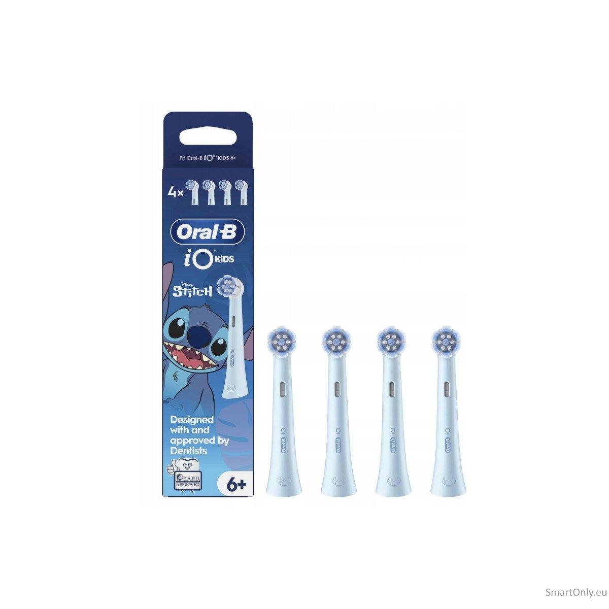 Oral-B Replacement brush heads | iO kids Refills Stitch | Heads | For kids | Number of brush heads included 4 Oral-B Replacement brush heads | iO kids Refills Stitch | Heads | For kids | Number of brush heads included 4
