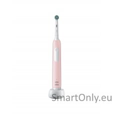 Oral-B Electric Toothbrush Pro Series 1 Cross Action Rechargeable, For adults, Number of brush heads included 1, Pink, Number of teeth brushing modes 3