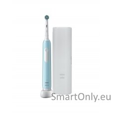 Oral-B Electric Toothbrush with Travel Case Pro Series 1 Rechargeable, For adults, Number of brush heads included 1, Caribbean Blue, Number of teeth brushing modes 3