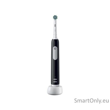 Oral-B Electric Toothbrush Pro Series 1 Cross Action Rechargeable, For adults, Number of brush heads included 1, Black, Number of teeth brushing modes 3