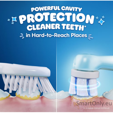 Oral-B Electric Toothbrush with Travel Case, 6Y+ | iO Kids Disney Stitch | Rechargeable | For kids | Number of brush heads included 1 | Number of teeth brushing modes 3