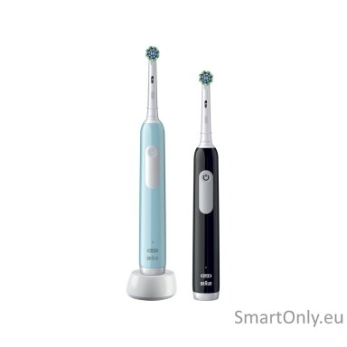 Oral-B Pro Series 1  Electric Toothbrush, Duo pack, Blue/Black Oral-B