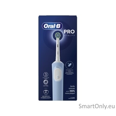 Oral-B | Vitality Pro Electric Toothbrush Rechargeable For adults Number of brush heads included 1 Number of teeth brushing modes 3 Blue 2