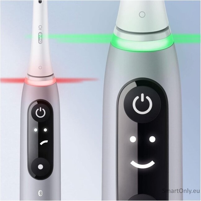 Oral-B Electric Toothbrush | iO6s | Rechargeable | For adults | Number of brush heads included 1 | Number of teeth brushing modes 5 | Grey Opal 2 Oral-B Electric Toothbrush | iO6s | Rechargeable | For adults | Number of brush heads included 1 | Number of teeth brushing modes 5 | Grey Opal 2