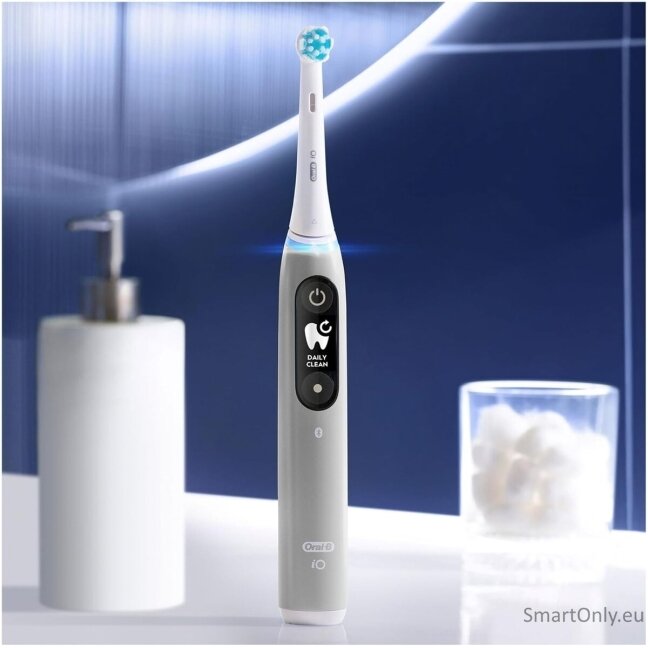 Oral-B Electric Toothbrush | iO6s | Rechargeable | For adults | Number of brush heads included 1 | Number of teeth brushing modes 5 | Grey Opal 3 Oral-B Electric Toothbrush | iO6s | Rechargeable | For adults | Number of brush heads included 1 | Number of teeth brushing modes 5 | Grey Opal 3
