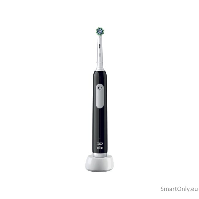 Oral-B Electric Toothbrush Pro Series 1 Cross Action Rechargeable, For adults, Number of brush heads included 1, Black, Number of teeth brushing modes 3 Oral-B Electric Toothbrush Pro Series 1 Cross Action Rechargeable, For adults, Number of brush heads included 1, Black, Number of teeth brushing modes 3