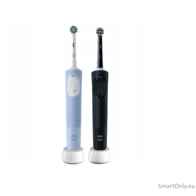 Oral-B Electric Toothbrushes | Vitality Pro Duo | Rechargeable | For adults | Number of brush heads included 2 | Number of teeth brushing modes 3 | Black/Blue White 1