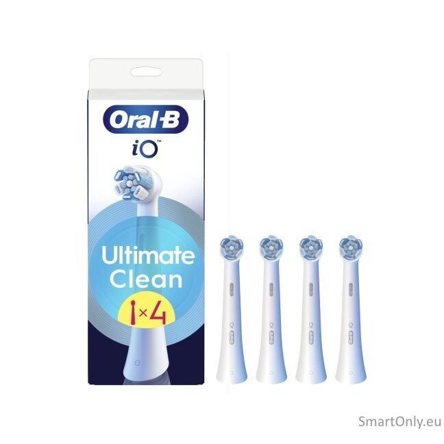 Oral-B Replaceable toothbrush heads | iO UltimateClean | Heads | For adults | Number of brush heads included 4 | White New