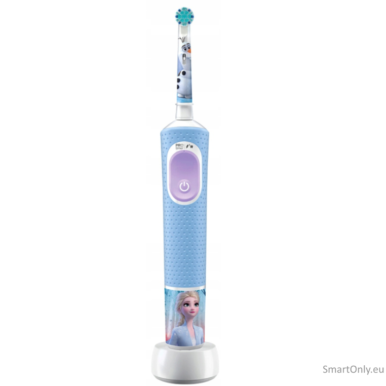 Oral-B | Electric Toothbrush | Vitality PRO Kids Frozen | Rechargeable | For kids | Number of brush heads included 1 | Number of teeth brushing modes 2 | Blue