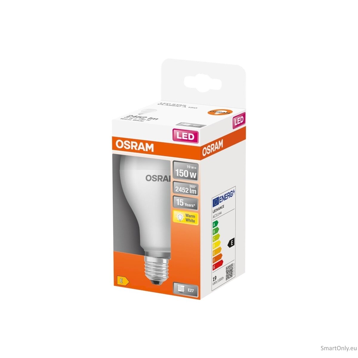 Osram Parathom Classic LED 150 non-dim 19W/827 E27 bulb 3 Osram Parathom Classic LED 150 non-dim 19W/827 E27 bulb 3