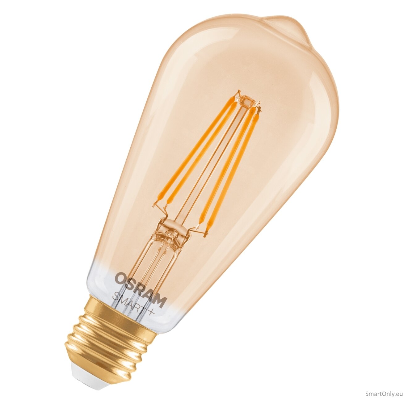 Osram SMART+ MATTER Filament Dimmable Classic Edison 53 824 Gold | E27 | 6 W | Warm White | Wi-Fi 1 Osram SMART+ MATTER Filament Dimmable Classic Edison 53 824 Gold | E27 | 6 W | Warm White | Wi-Fi 1