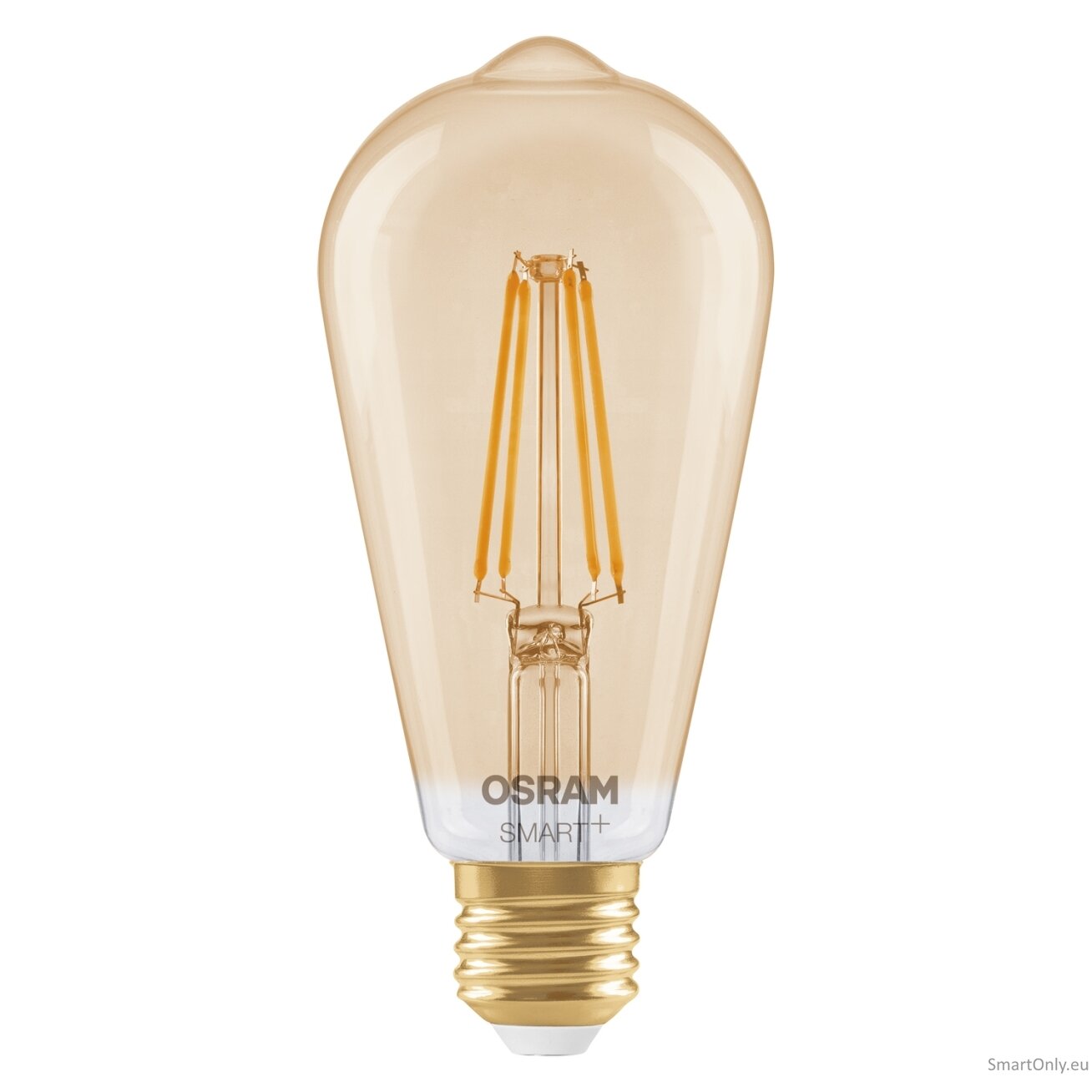 Osram SMART+ MATTER Filament Dimmable Classic Edison 53 824 Gold | E27 | 6 W | Warm White | Wi-Fi 3