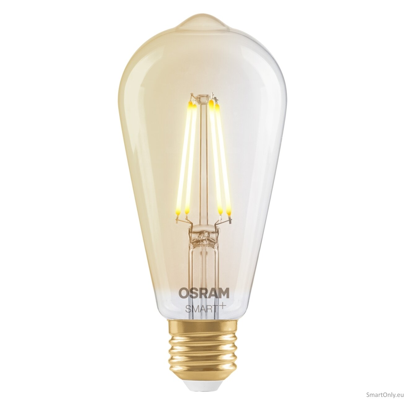 Osram SMART+ MATTER Filament Dimmable Classic Edison 53 824 Gold | E27 | 6 W | Warm White | Wi-Fi 4