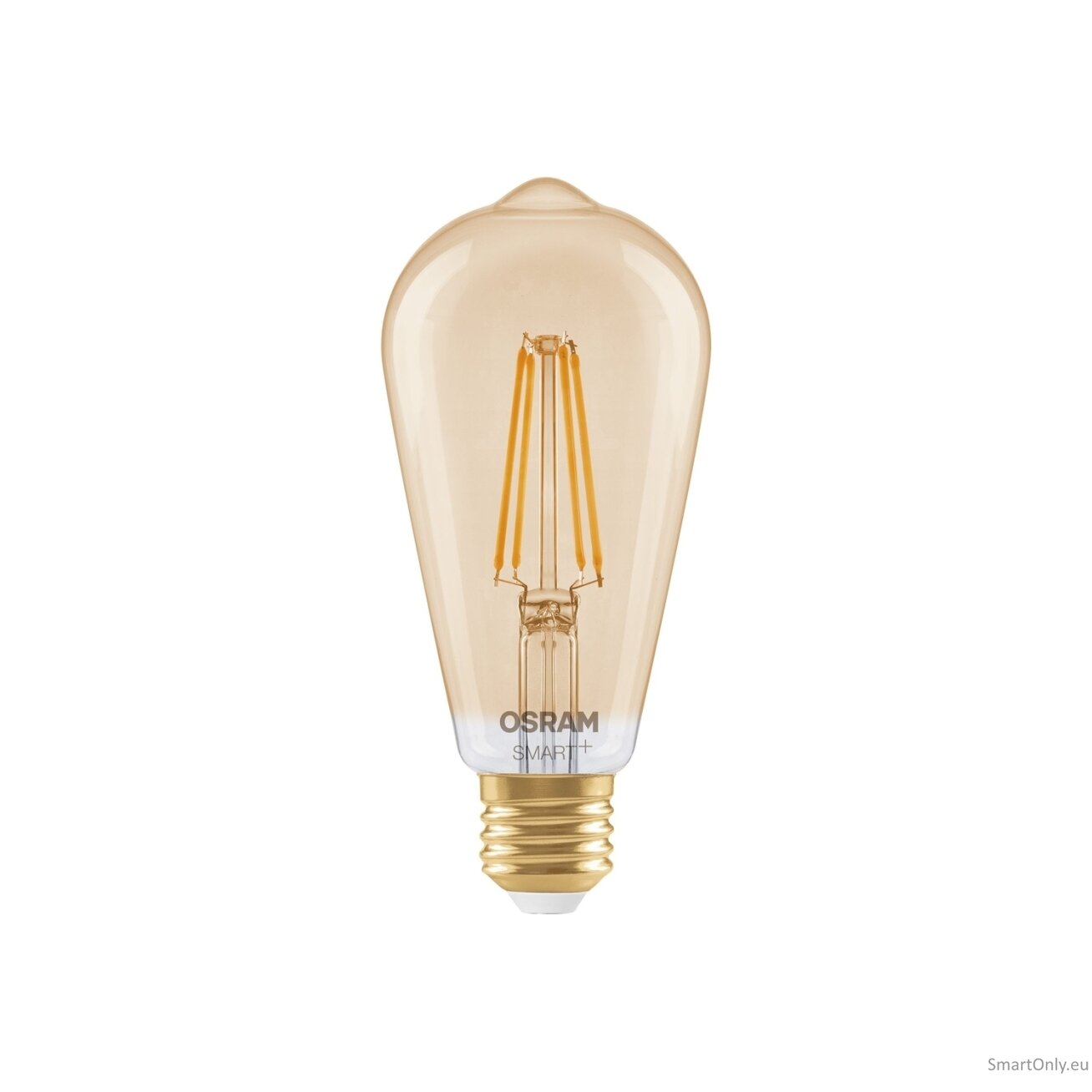 Osram SMART+ MATTER Filament Dimmable Classic Edison 53 824 Gold | E27 | 6 W | Warm White | Wi-Fi 5