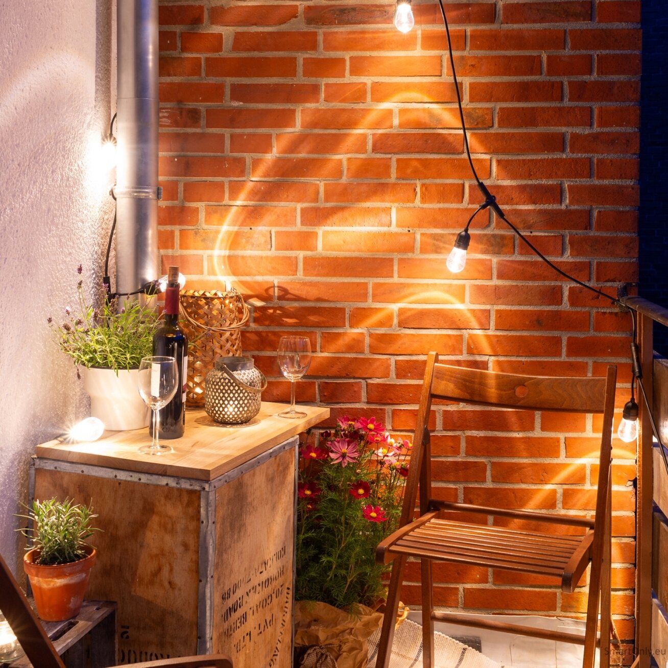 Osram SMART+ Outdoor String Light IP44 RGBW | 4.50 W | Warm White, RGB | Wi-Fi 4
