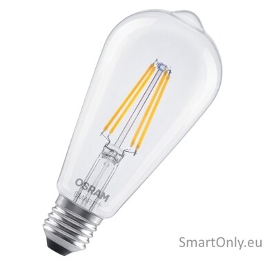 Osram SMART+ MATTER Dimmable Classic Edison 60 827 E27 | E27 | 6 W | Warm White | Wi-Fi Osram SMART+ MATTER Dimmable Classic Edison 60 827 E27 | E27 | 6 W | Warm White | Wi-Fi