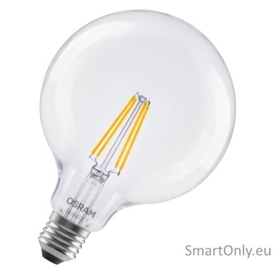 Osram SMART+ MATTER Filament Dimmable Classic Globe 827 | E27 | 6 W | Warm White | Wi-Fi Osram SMART+ MATTER Filament Dimmable Classic Globe 827 | E27 | 6 W | Warm White | Wi-Fi