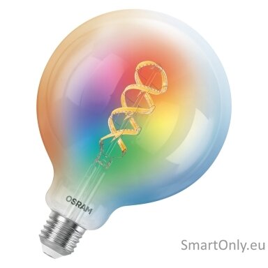 Osram SMART+ MATTER Filament Multicolor Classic Globe 125 40 | E27 | 4.8 W | RGBW | Wi-Fi Osram SMART+ MATTER Filament Multicolor Classic Globe 125 40 | E27 | 4.8 W | RGBW | Wi-Fi