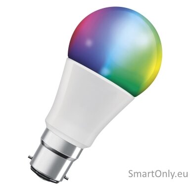Osram SMART+ MATTER Multicolor Classic A60 Single Pack | B22d | 9 W | RGBW | Wi-Fi Osram SMART+ MATTER Multicolor Classic A60 Single Pack | B22d | 9 W | RGBW | Wi-Fi