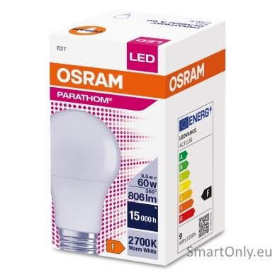 Osram Parathom Classic LED 60 non-dim  8,5W/827 E27 bulb 2
