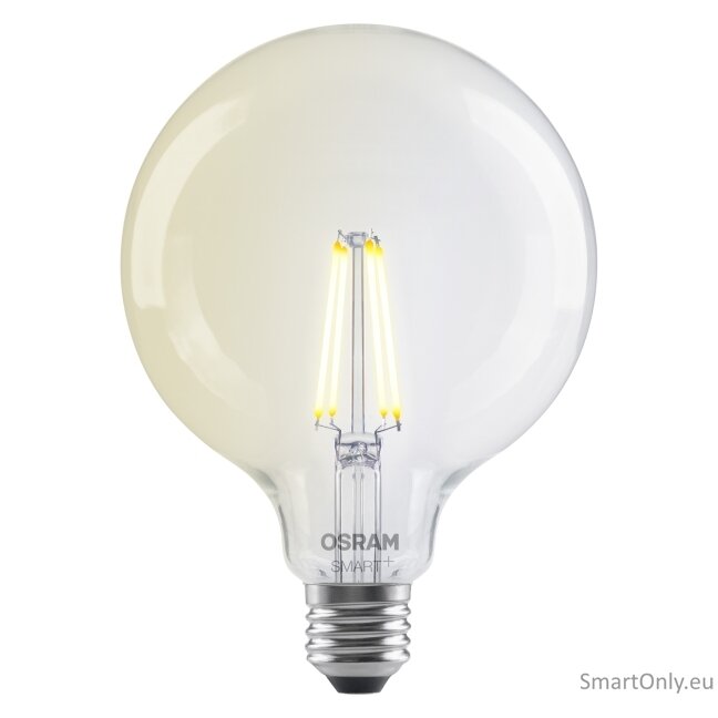 Osram SMART+ MATTER Filament Dimmable Classic Globe 827 | E27 | 6 W | Warm White | Wi-Fi 4 Osram SMART+ MATTER Filament Dimmable Classic Globe 827 | E27 | 6 W | Warm White | Wi-Fi 4