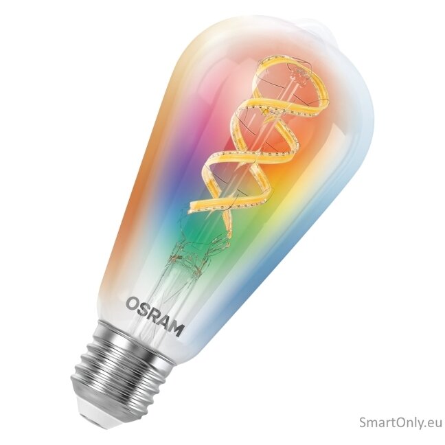 Osram SMART+ MATTER Filament Multicolor Classic Edison 40 | E27 | 4.8 W | RGBW | Wi-Fi 1