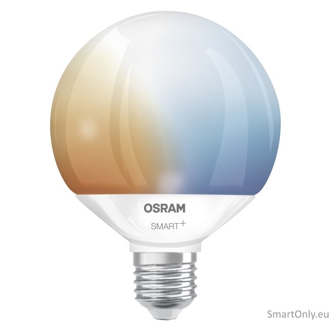 Osram SMART+ MATTER Globe 95 100 827 865 TW | E27 | 14 W | Tunable White | Wi-Fi 3
