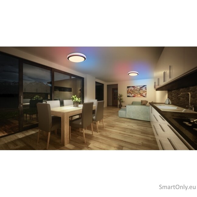 Osram SMART+ WIFI ORBIS MAGIC WALL/CEILING 500mm RGB+TW Dimmable black+white | 38 W | RGBTW | Wi-Fi 4