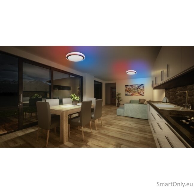 Osram SMART+ WIFI ORBIS MAGIC WALL/CEILING 500mm RGB+TW Dimmable black+white | 38 W | RGBTW | Wi-Fi 5